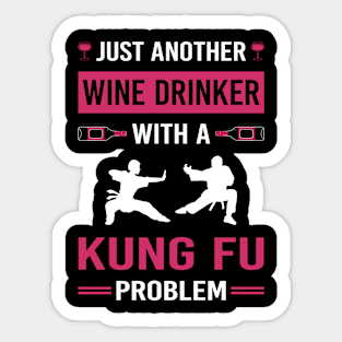 Wine Drinker Kung Fu Sticker